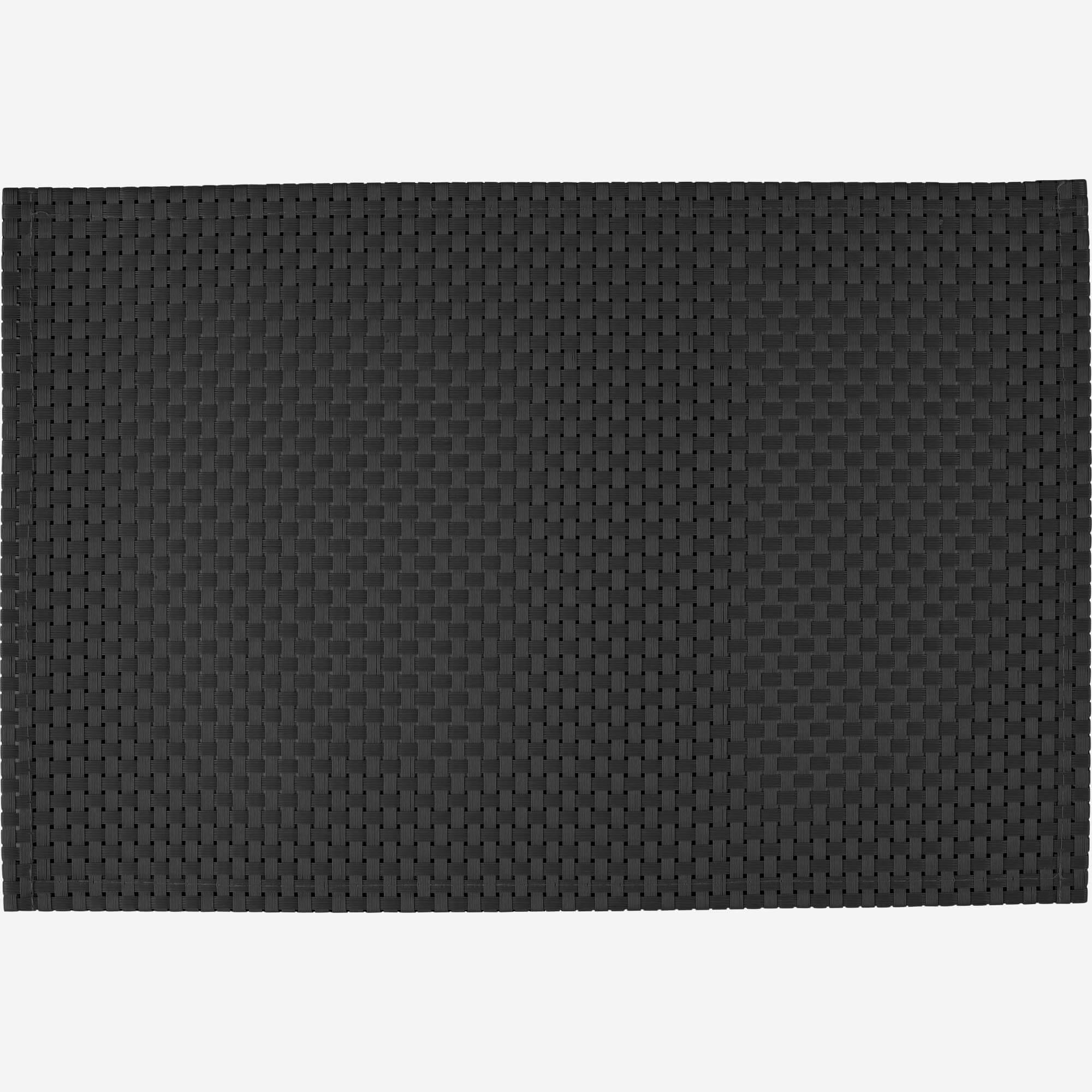 Place mat 45x30cm black