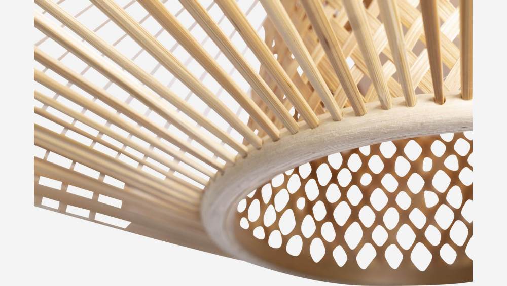 Pantalla de bambú - 66 cm - Natural