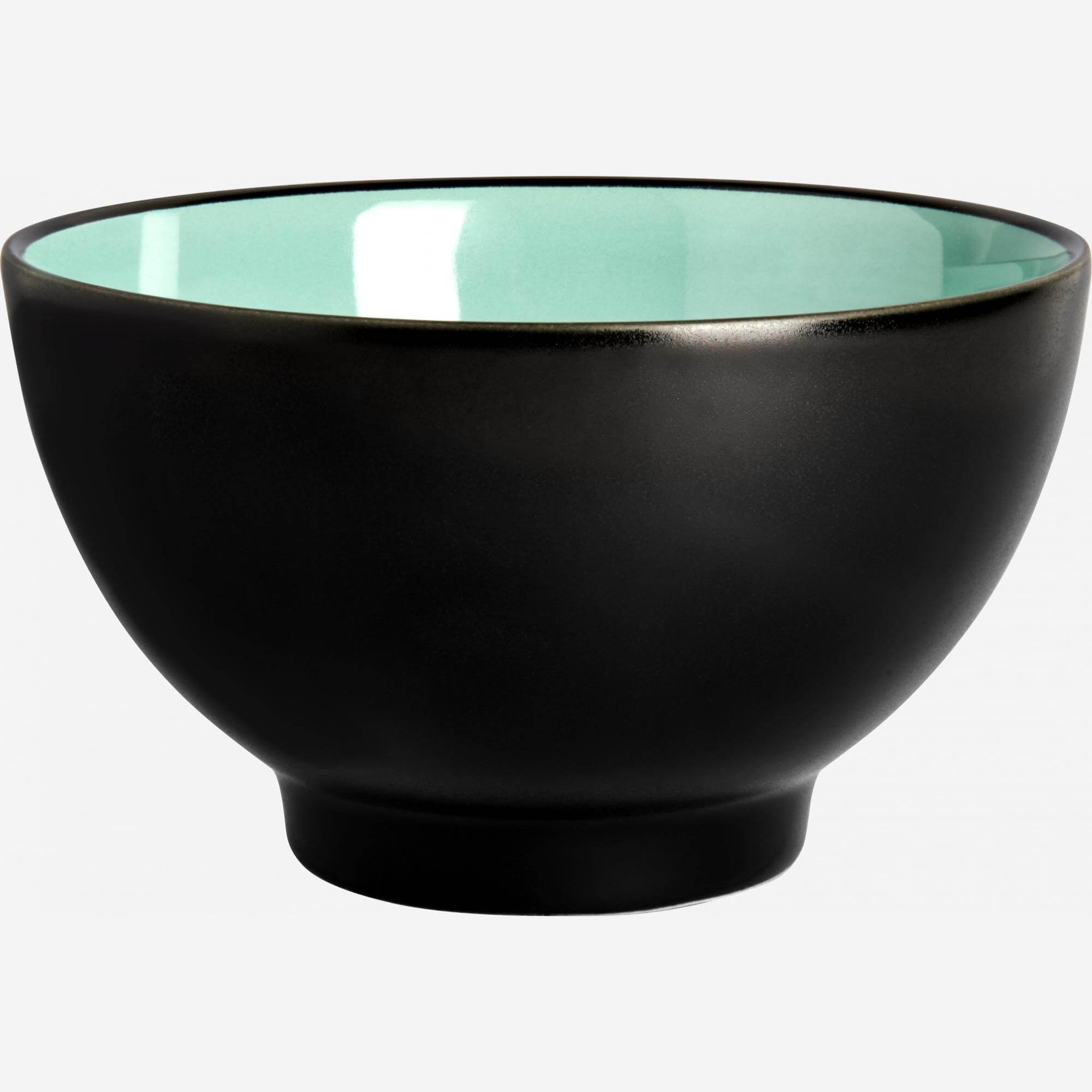 REX/ BOWL BLACK AND LIGHT GREEN 