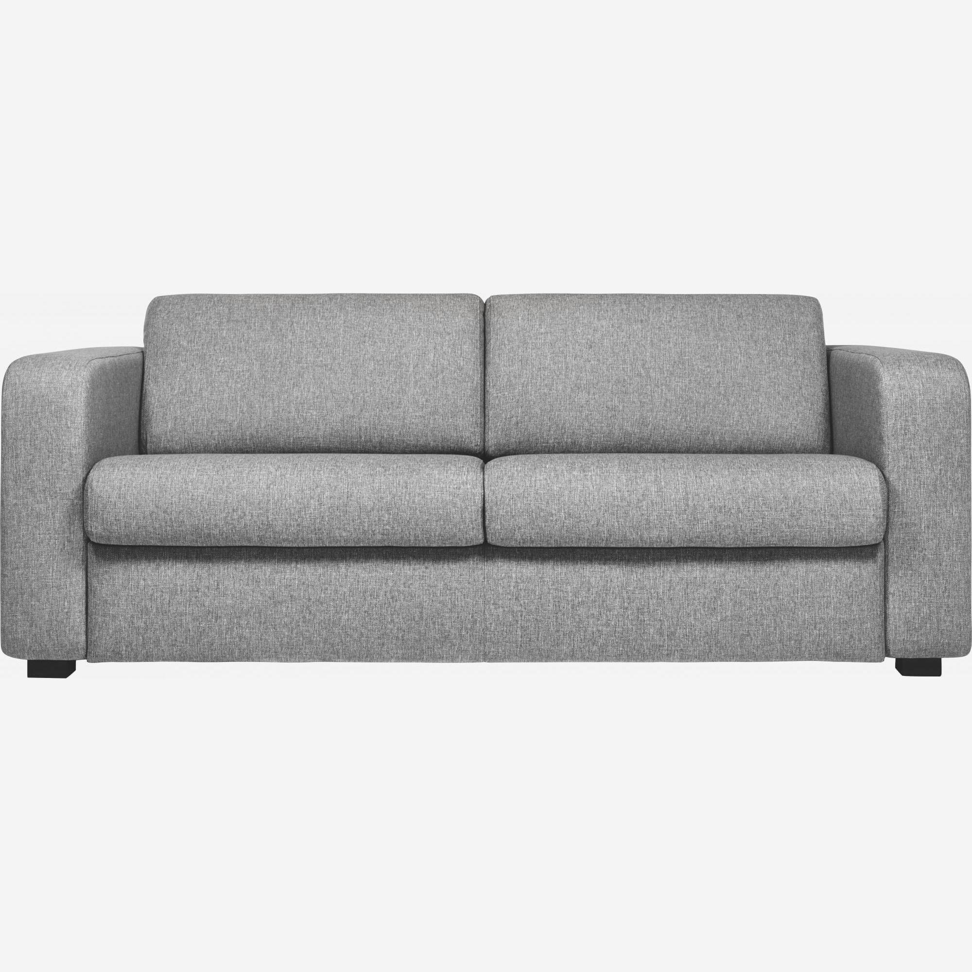 3-Sitzer-Schlafsofa aus Stoff - Grau