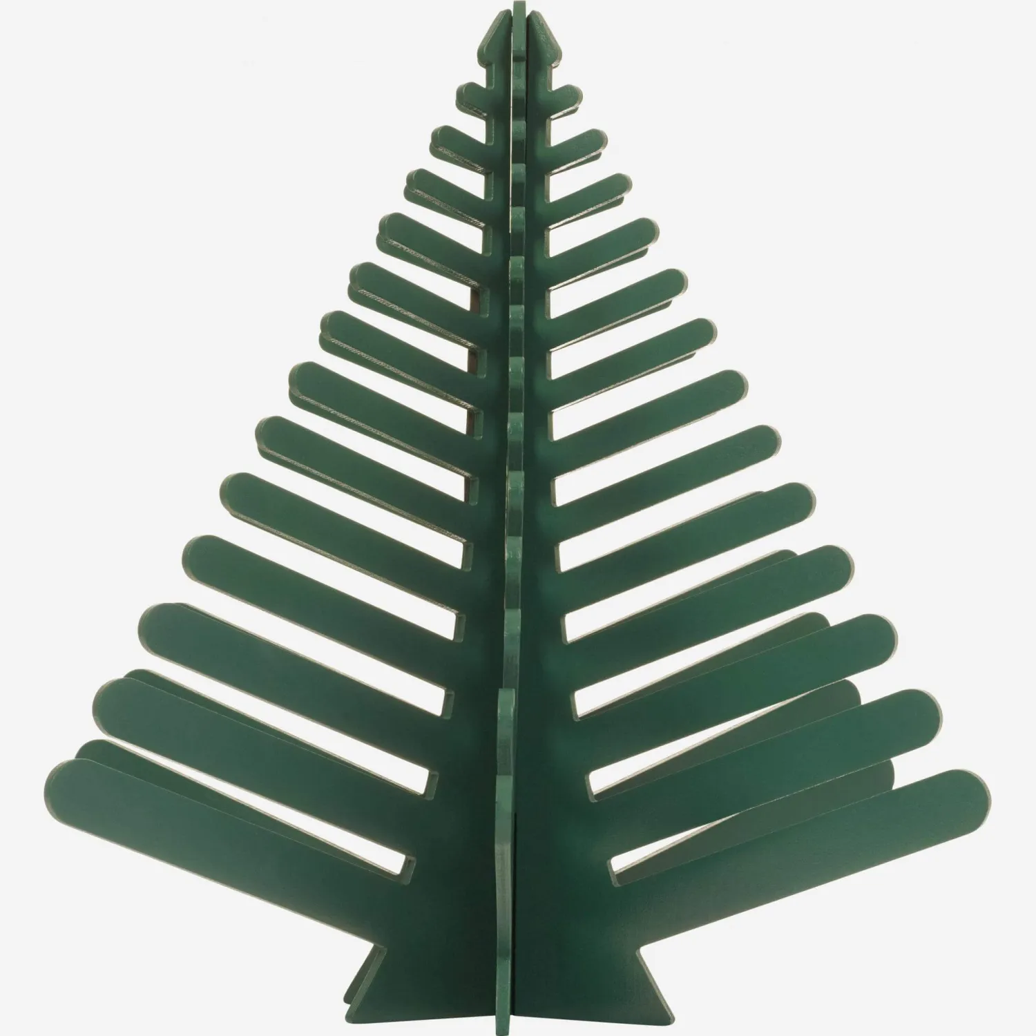 Árbol de Navidad verde de madera