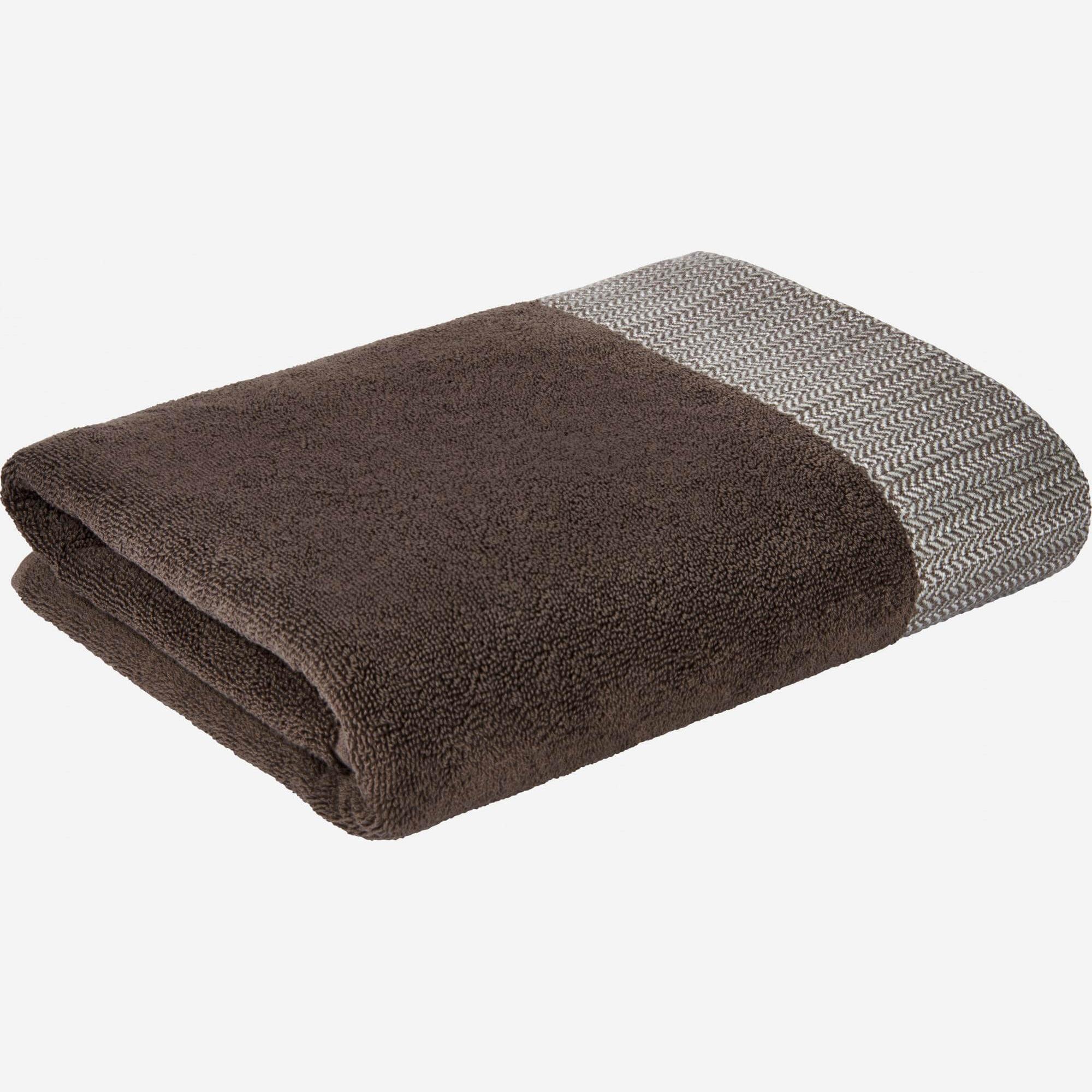 Brown hand towel 50 x 100