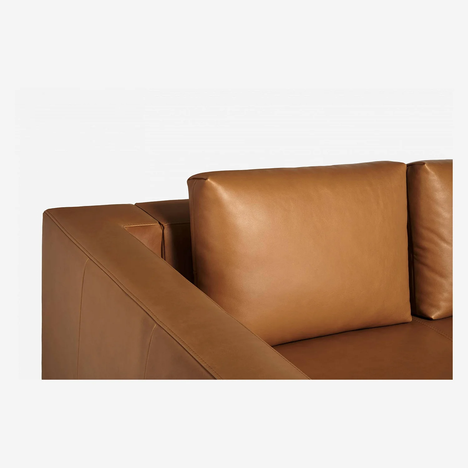 3-Sitzer-Sofa aus Vintage-Leder - Cognacbraun - 7