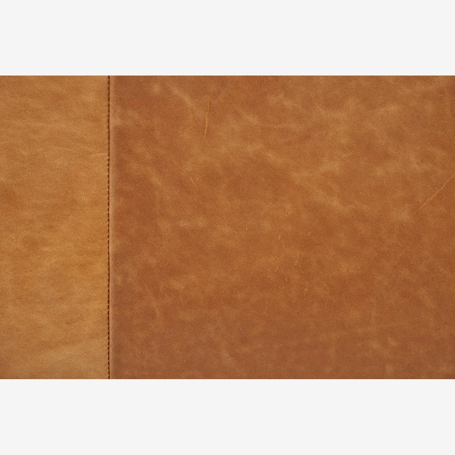 3-Sitzer-Sofa mit Chaiselongue rechts aus Vintage-Leder - Cognacbraun - 3