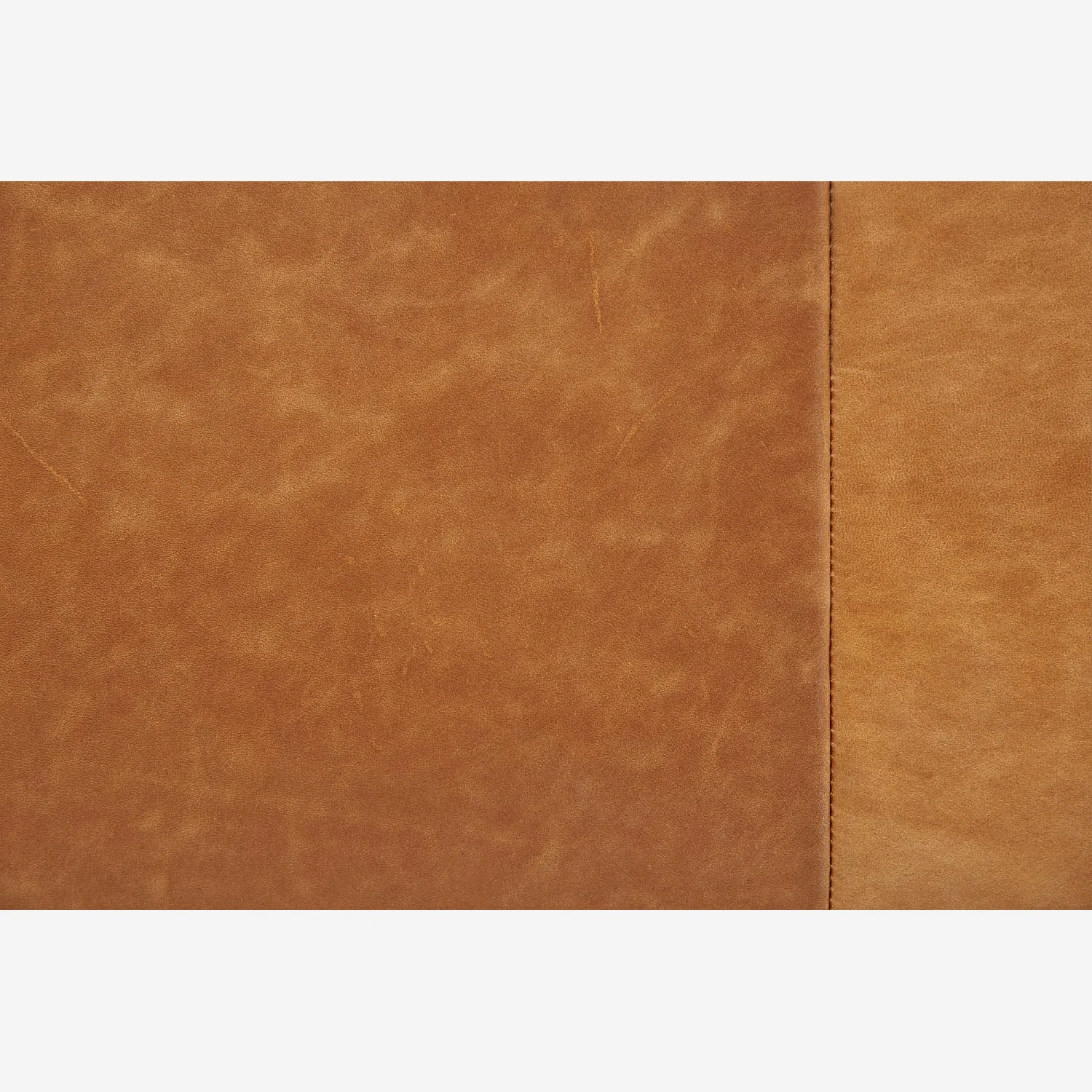 3-Sitzer-Sofa mit Chaiselongue links aus Vintage-Leder - Cognacbraun - 3