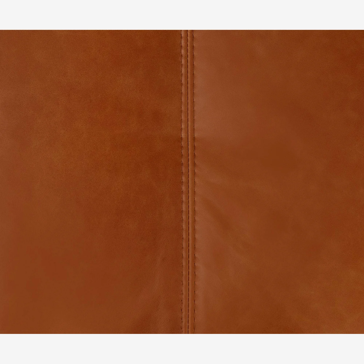 Canapé d'angle gauche en cuir Vintage Leather - Marron cognac - 3