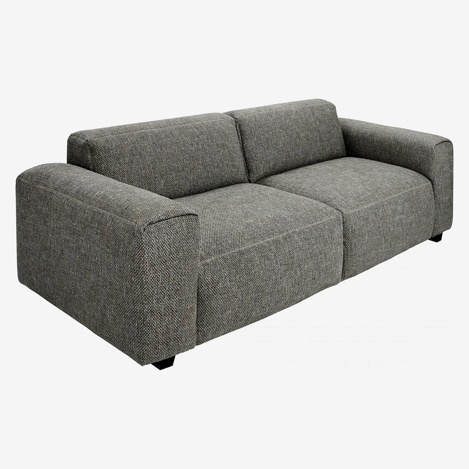 2-Sitzer Sofa aus Bellagio-Stoff in Nachtgrau - 3