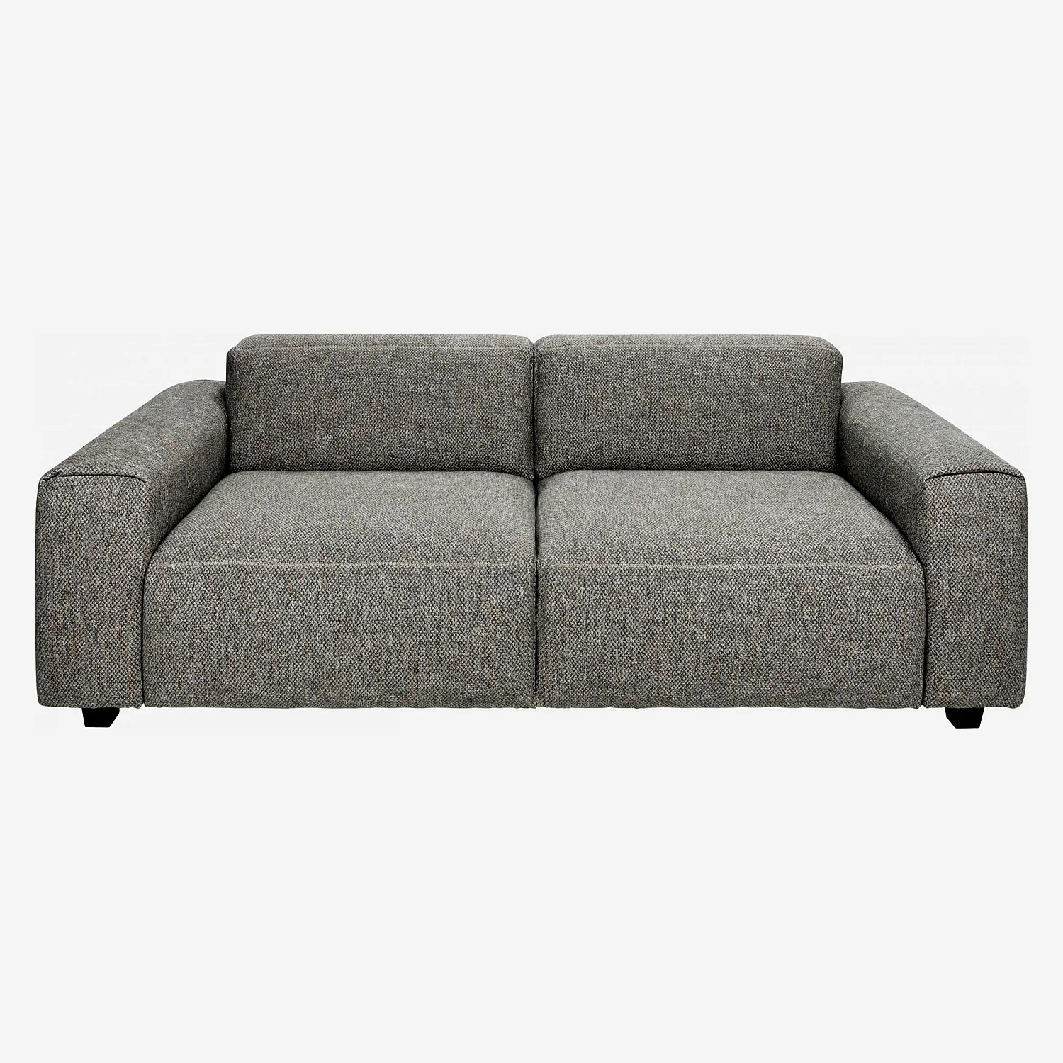 2-Sitzer Sofa aus Bellagio-Stoff in Nachtgrau - 4