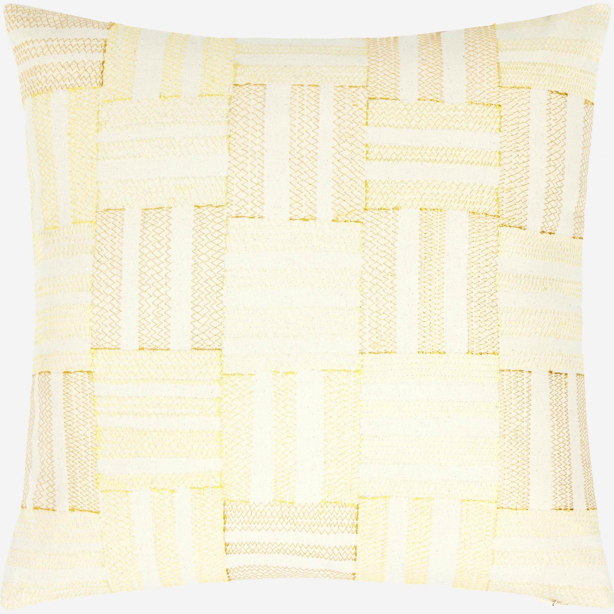 HARMONY/ CUSHION YELLOW SQUARES 45X45CM 