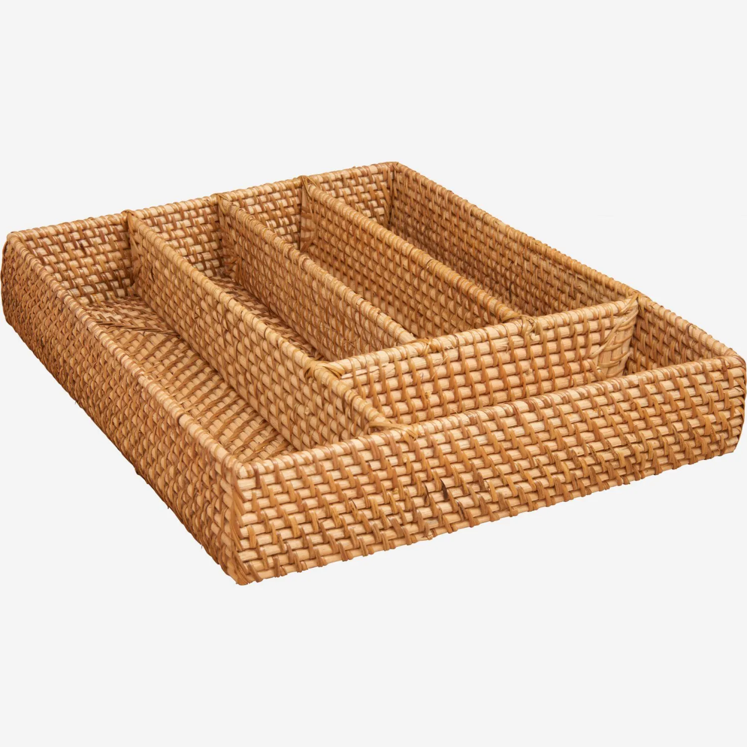 Range-couverts 62cm en rotin