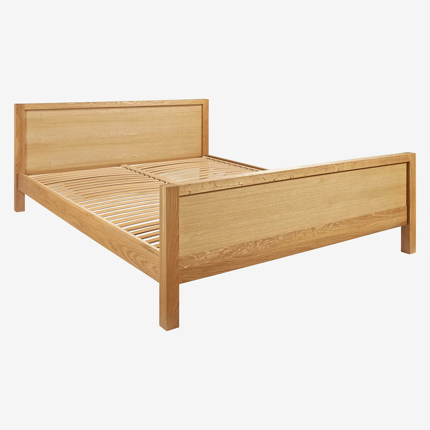 Bed 140x200 van massief eiken - 1