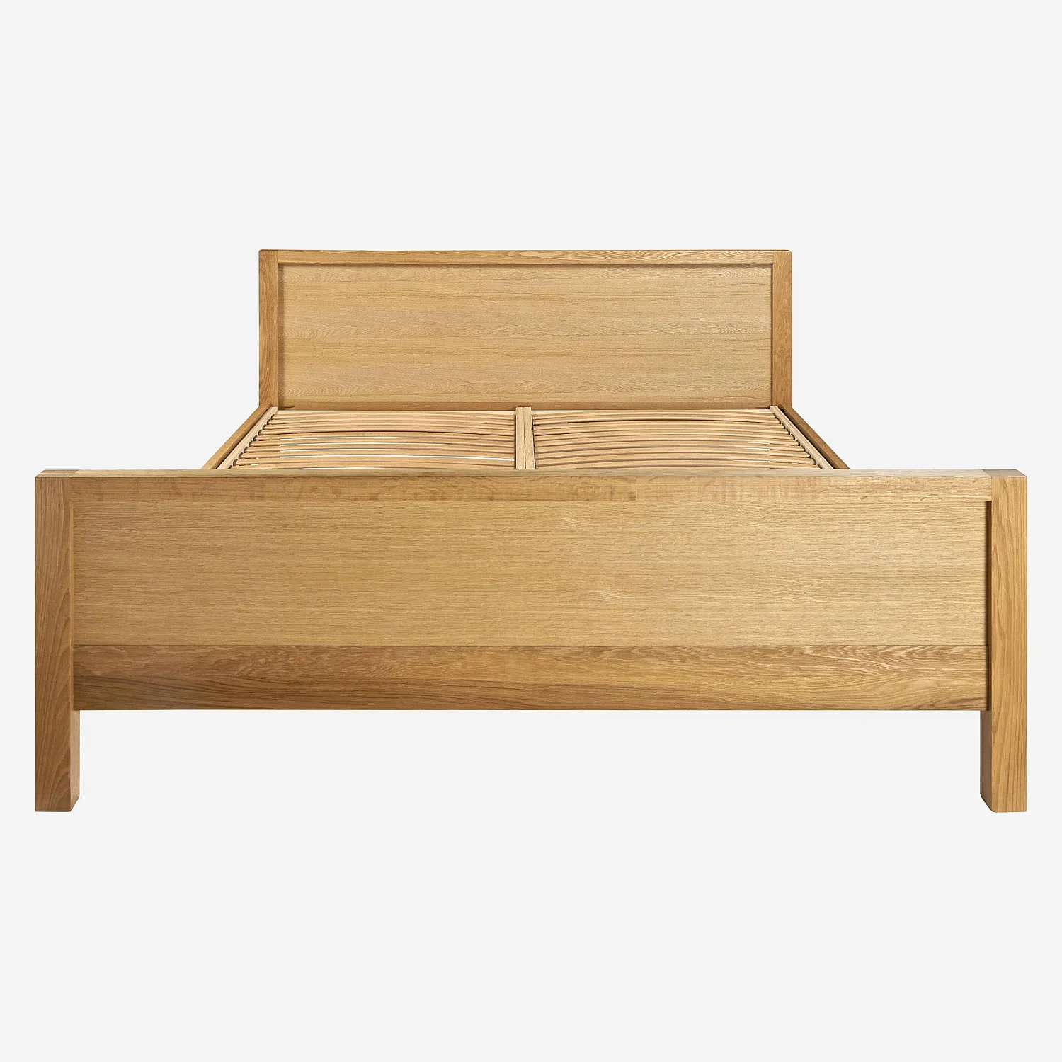 Bed 140x200 van massief eiken - 6