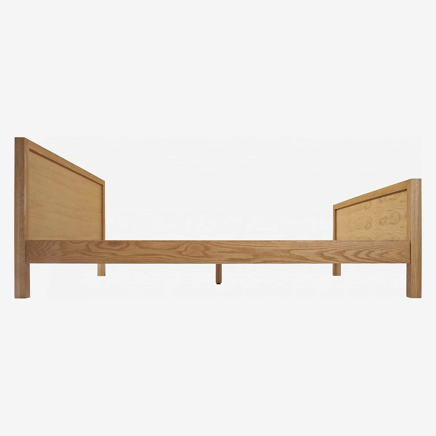 Lit  160 x 200 cm en chêne massif - Naturel - 8