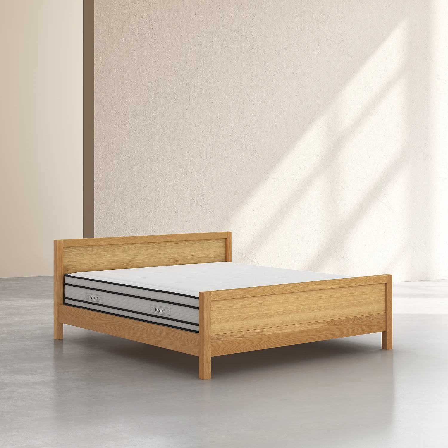 Bett 180x200 aus Eichenholz - 2