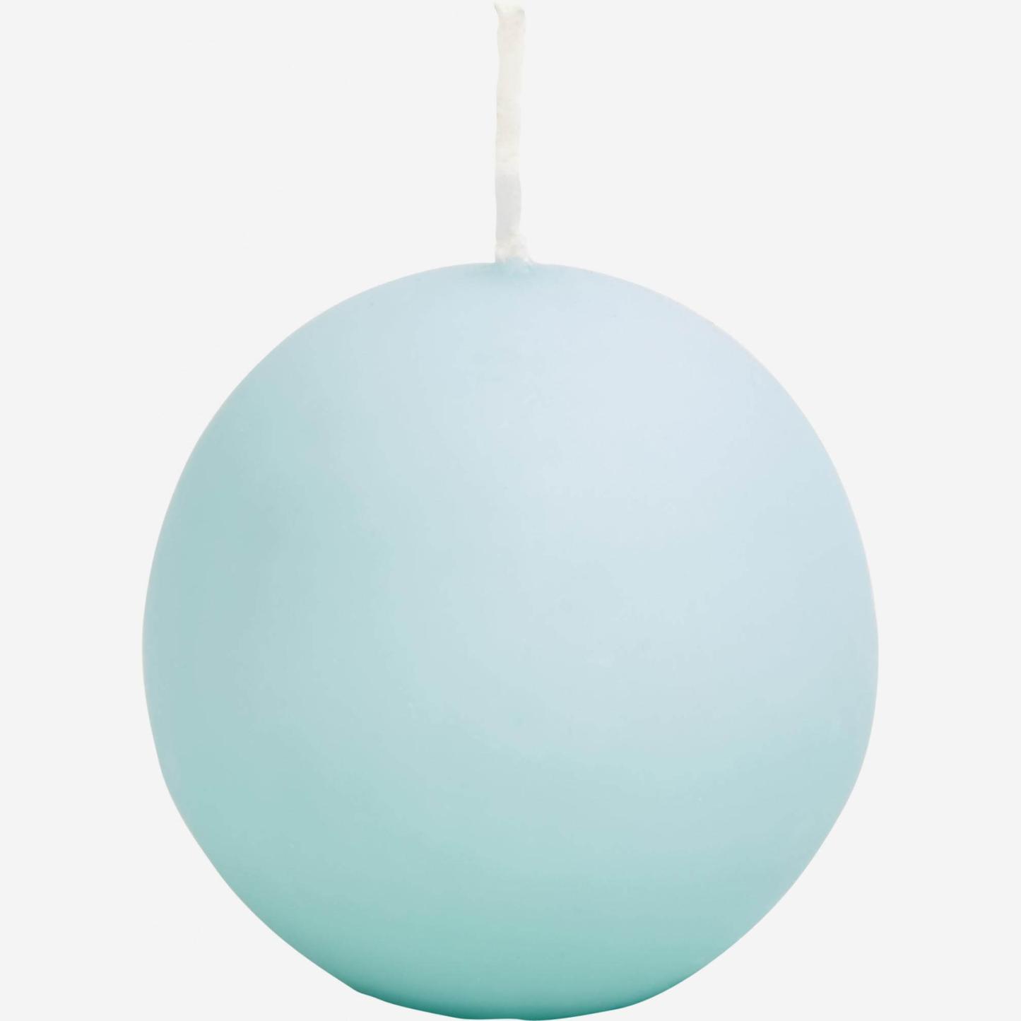 Ball candle 6cm, blue