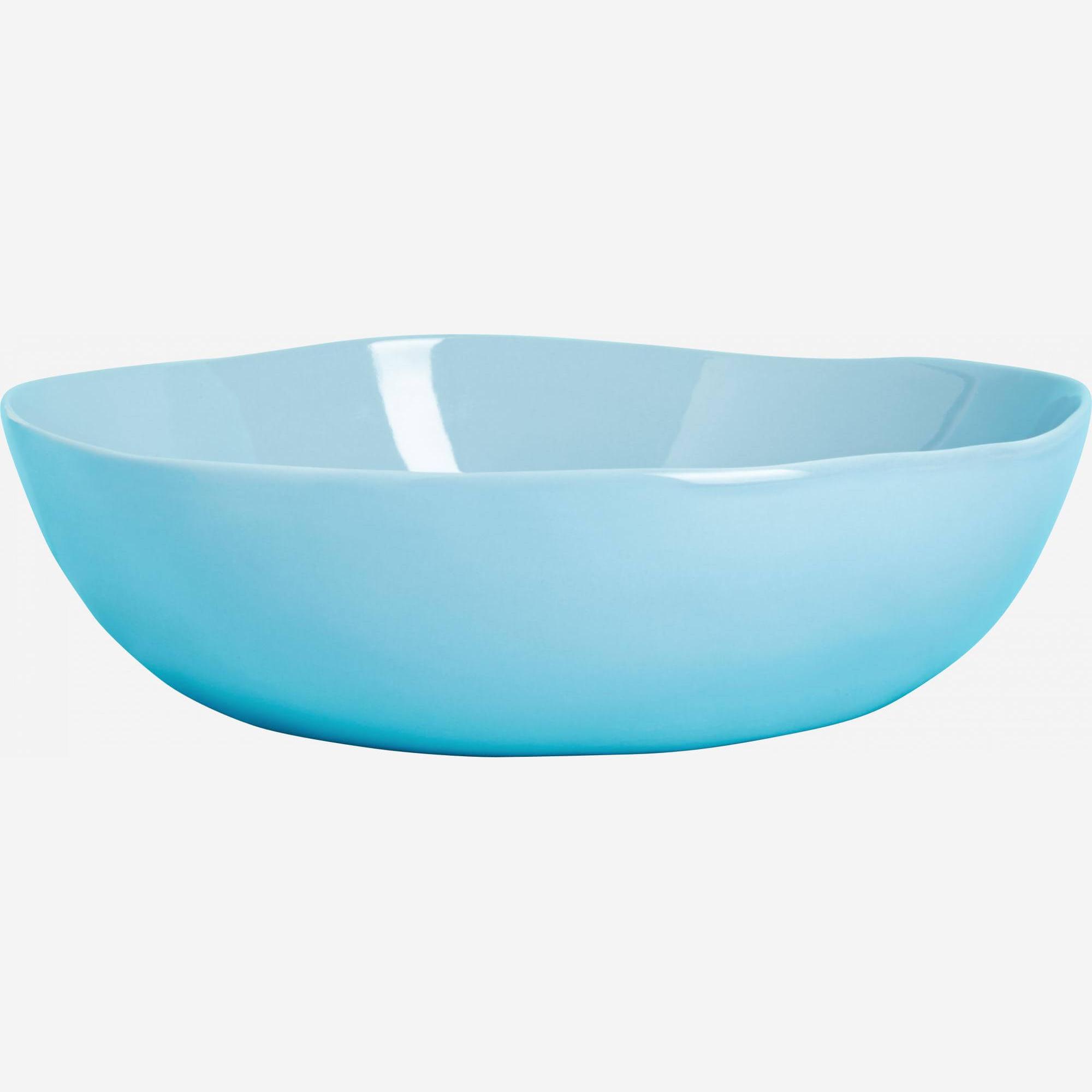 Salad Bowl in porcelain 30cm, blue