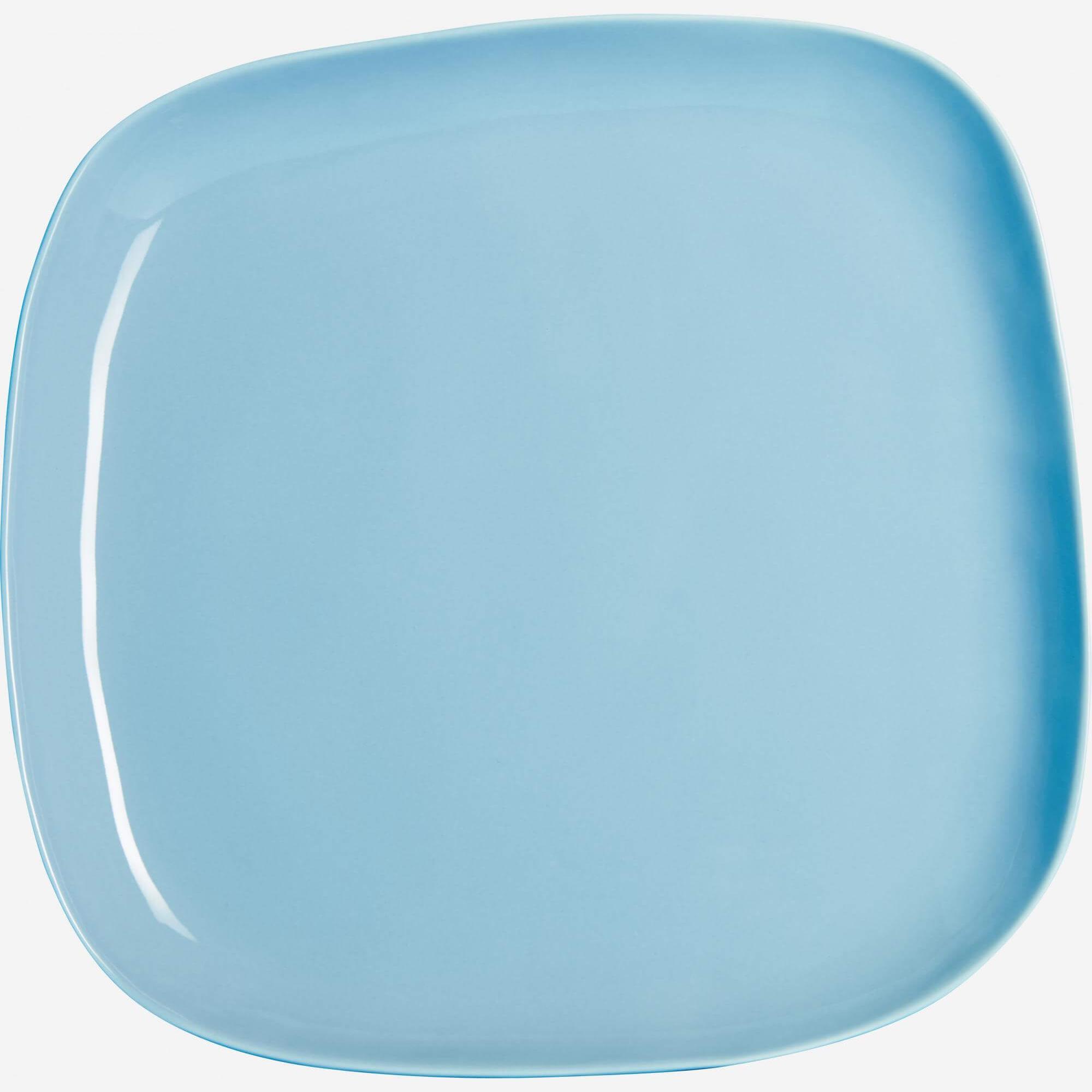 Serving dish in porcelain 28cm, blue