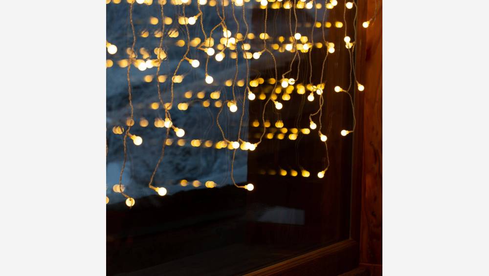 Guirlande d'intérieur rideau de lumière - 90 LEDs