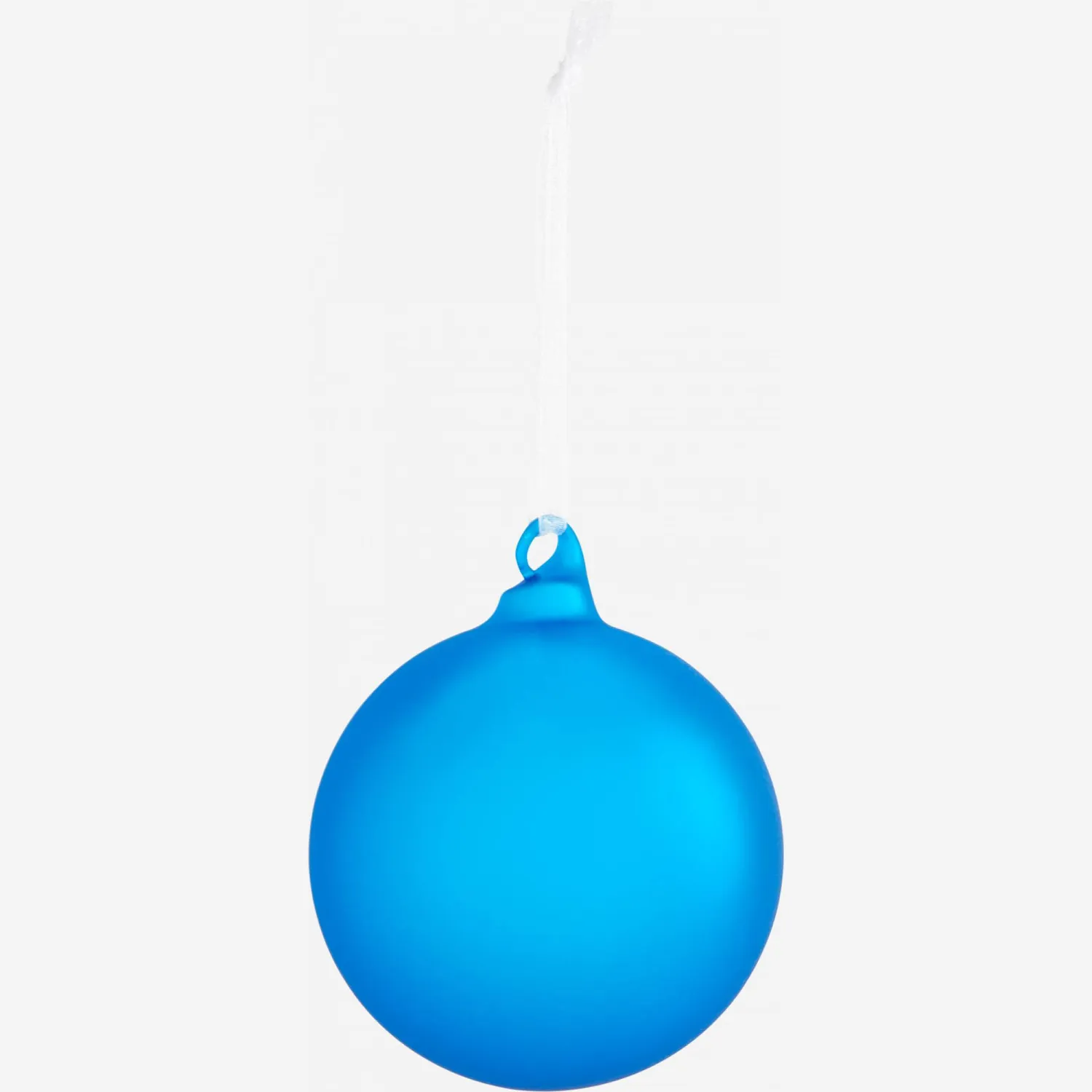Kugel aus Glas, mattes Blau