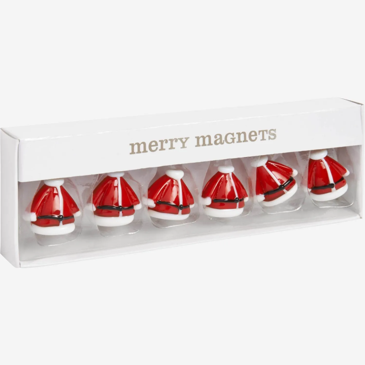 6er-Set Magnete, Weihnachtsmann
