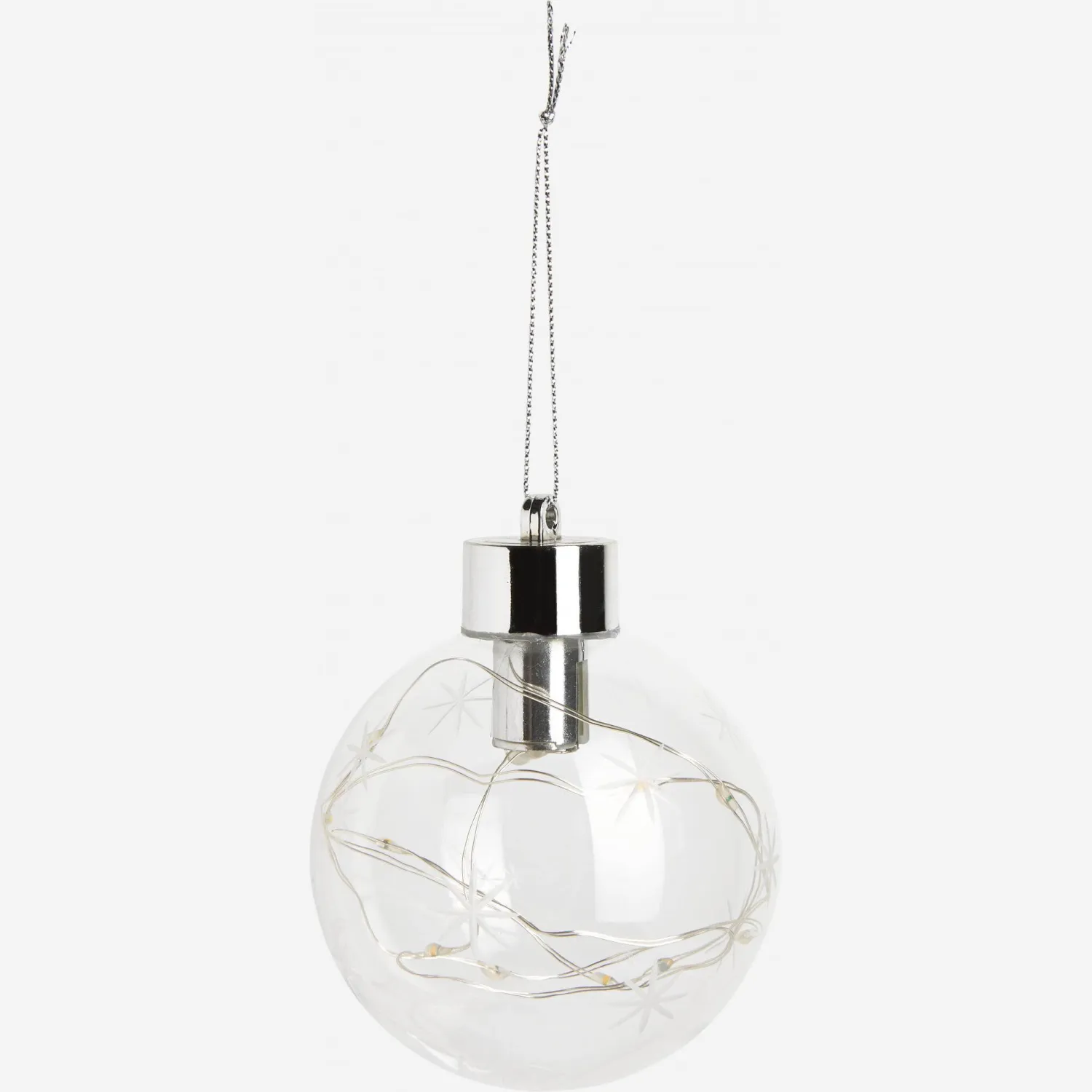 Boule lumineuse transparente