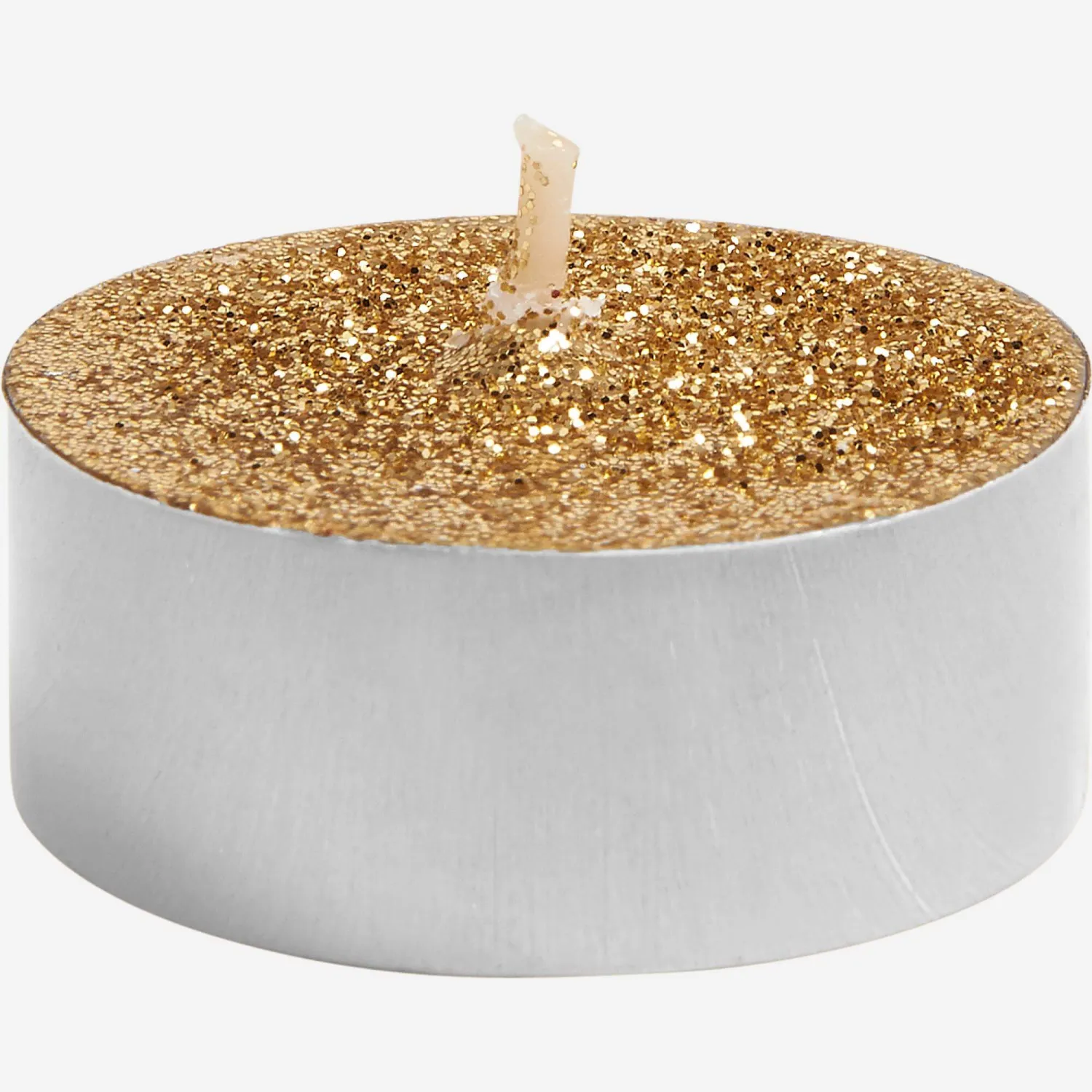 Candele glitterate - Oro