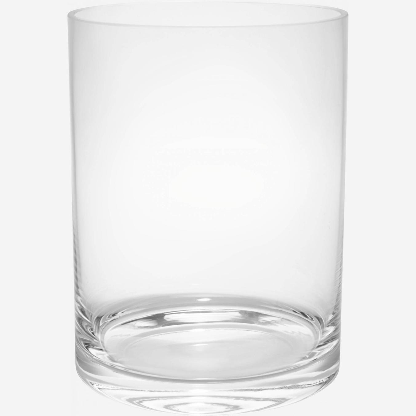 JOSEPH/VASE VERRE 19,5CM BULLE