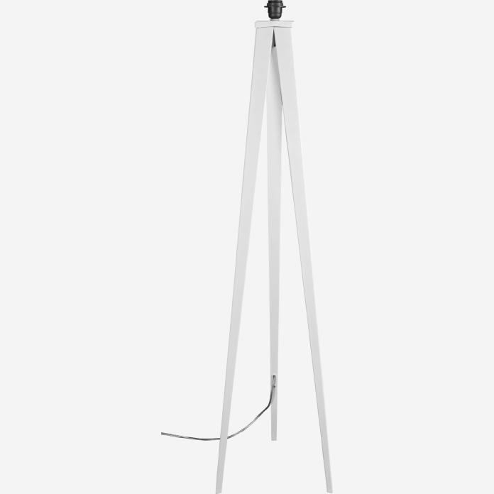 Pied de lampadaire 129cm en métal blanc