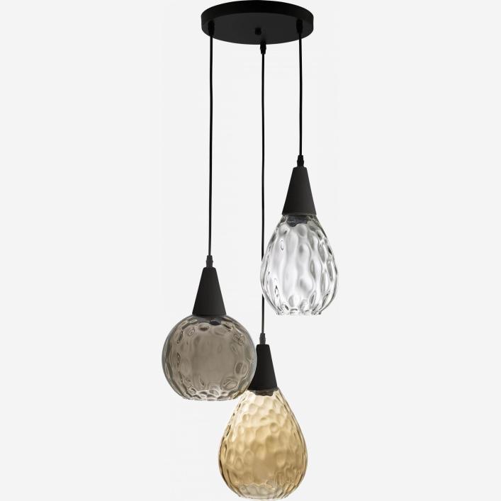 Pendant light 170cm three-colour glass