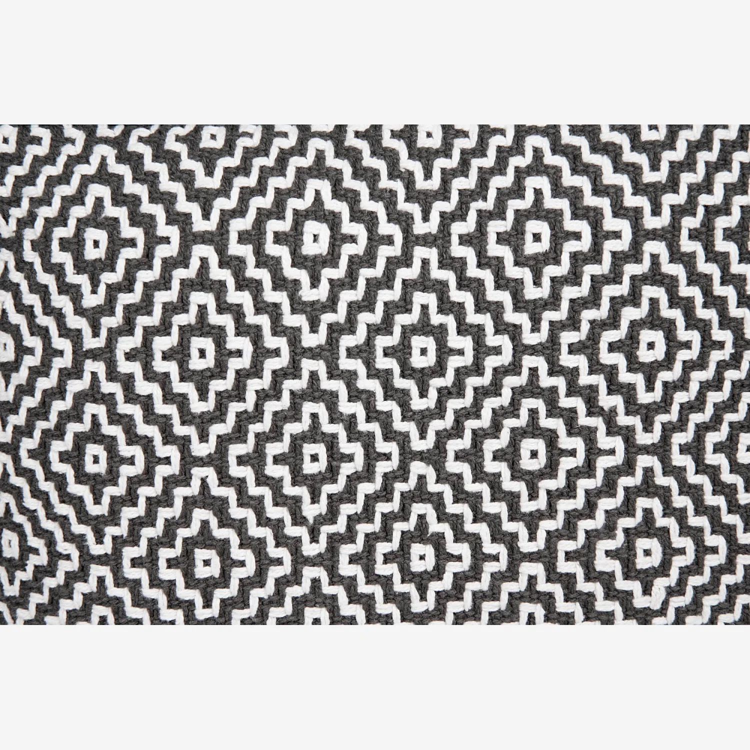 Pouf à motifs noir et blanc - 5