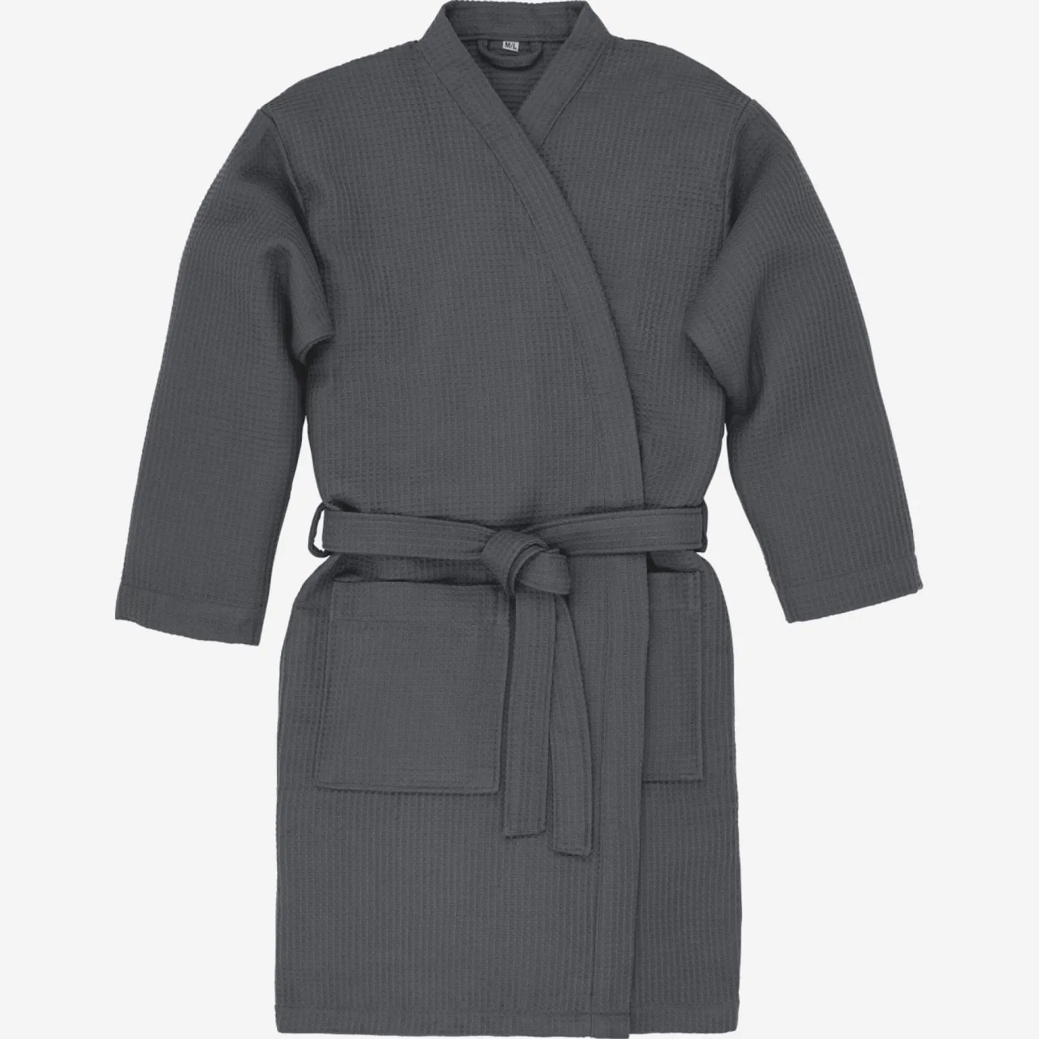 Robe made of cotton M/L size, grey