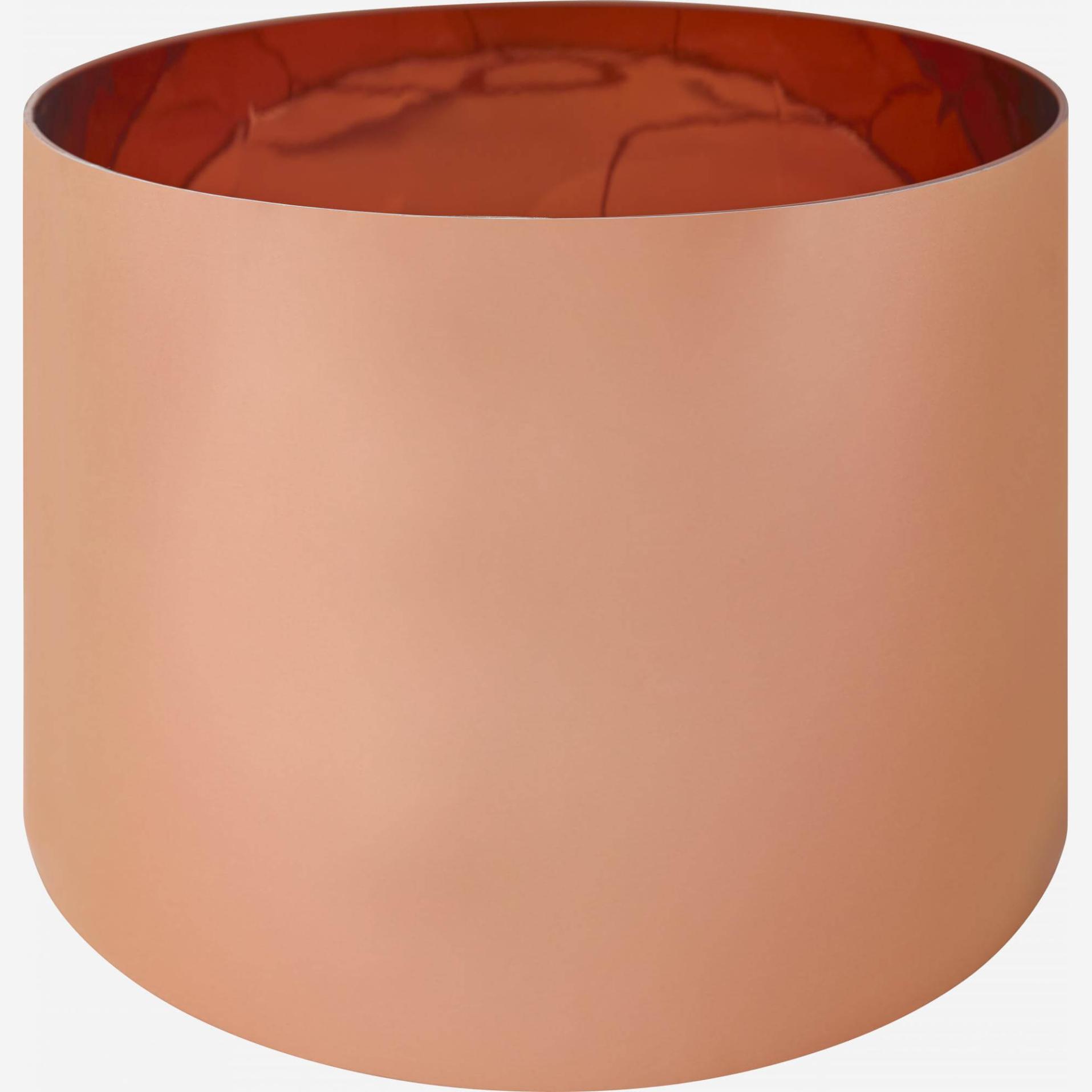 Lampshade 35x33x24 cm in PVC, copper