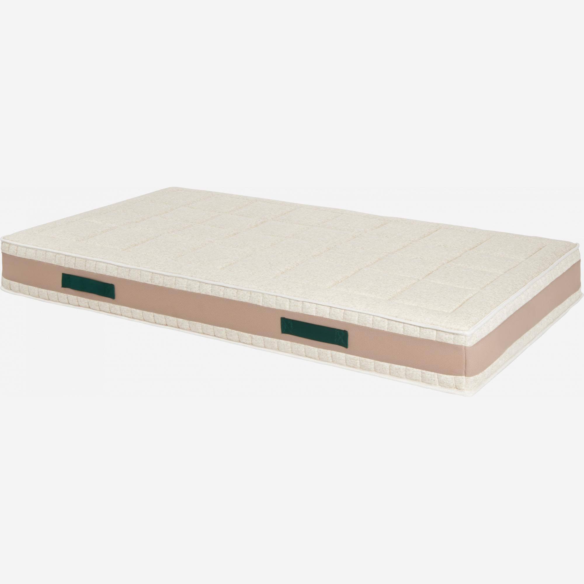 Matelas en latex , épaisseur 23 cm, 90x200cm - soutien ferme