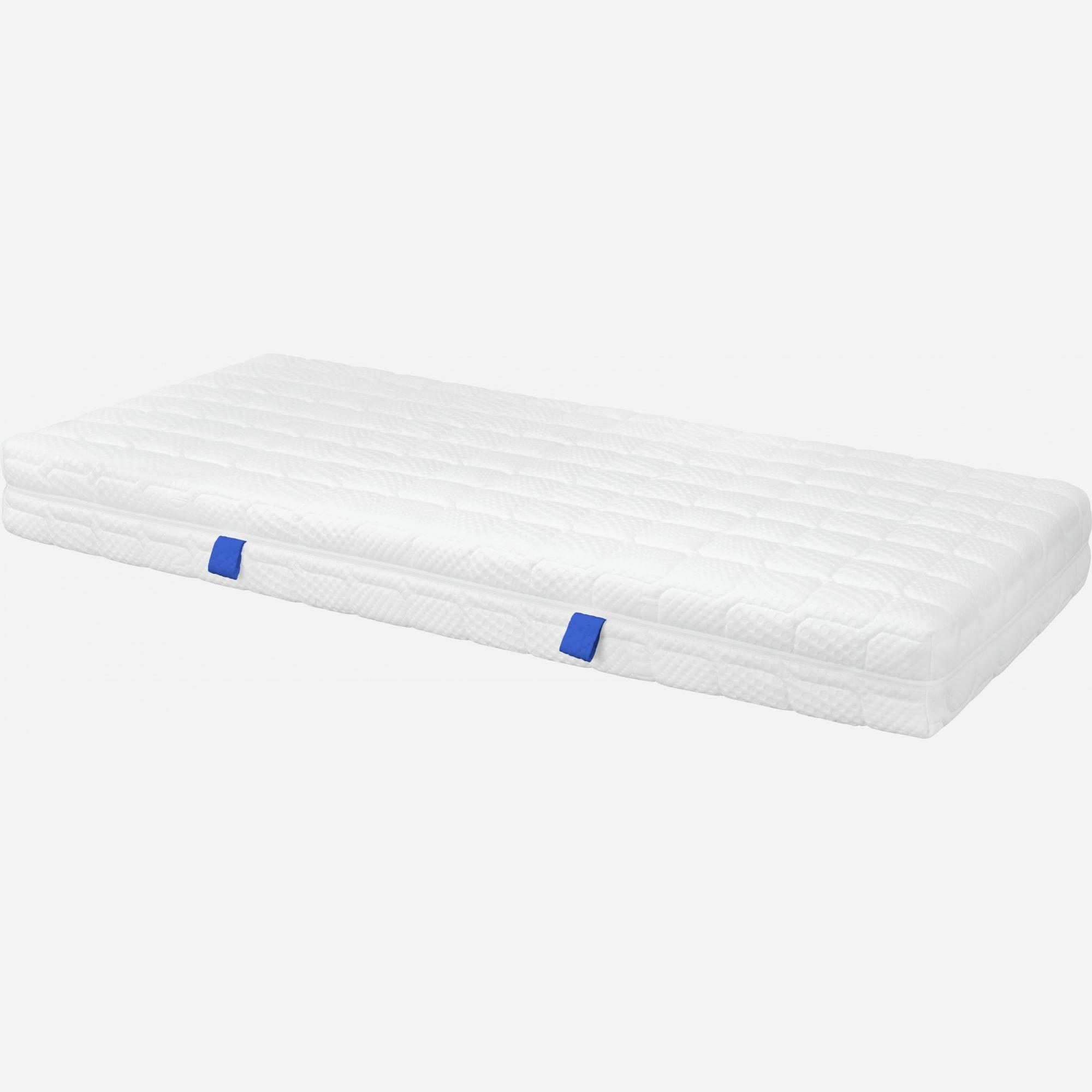 Matelas à ressorts, épaisseur 22 cm, 80x200cm - soutien médium