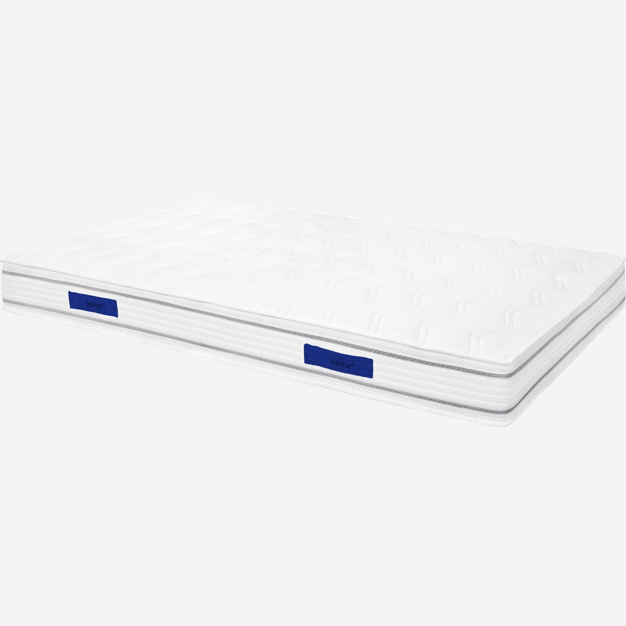 Matelas à ressorts, épaisseur 21 cm, 140x200cm - soutien ferme