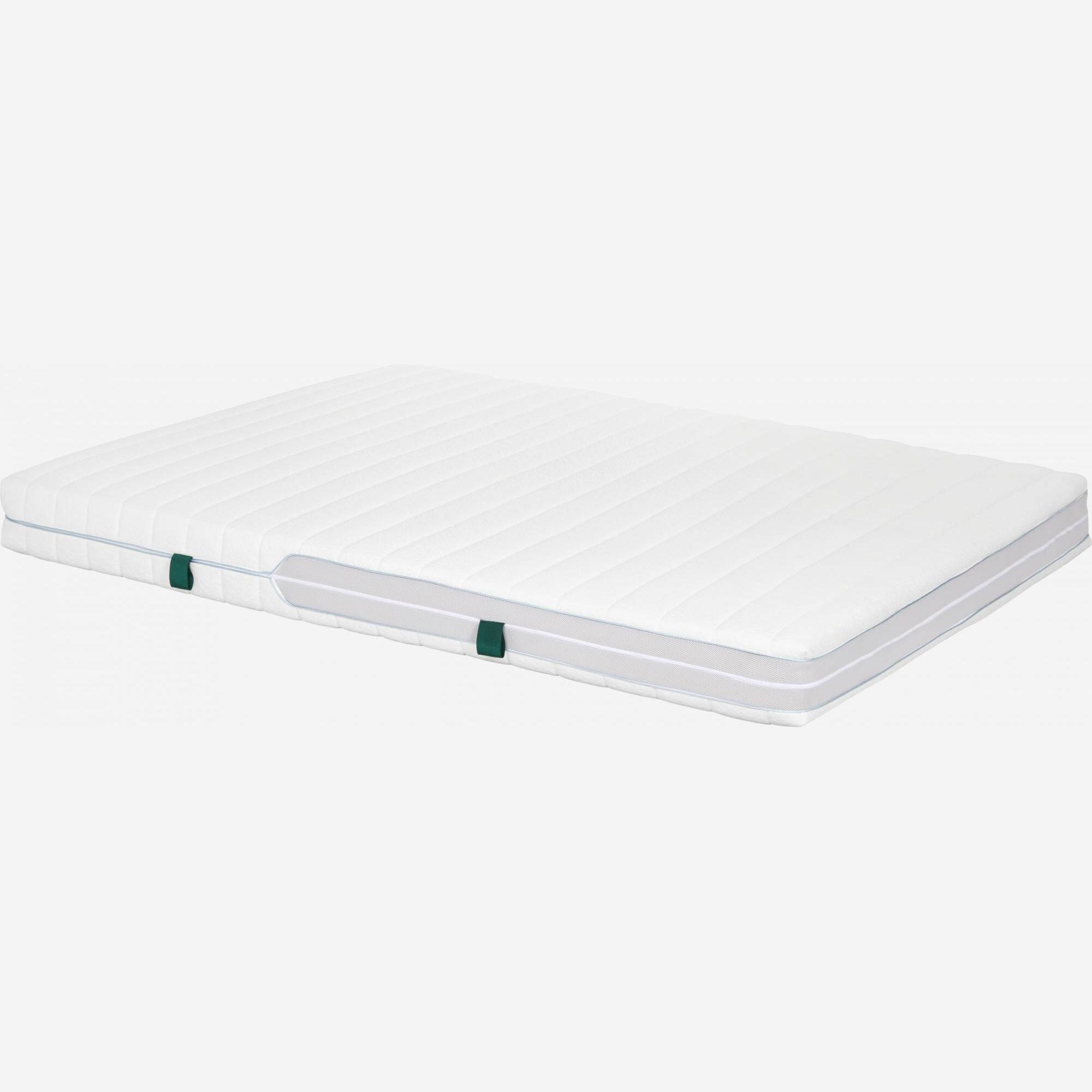 Matelas en latex, épaisseur 18 cm, 140x200cm - soutien ferme