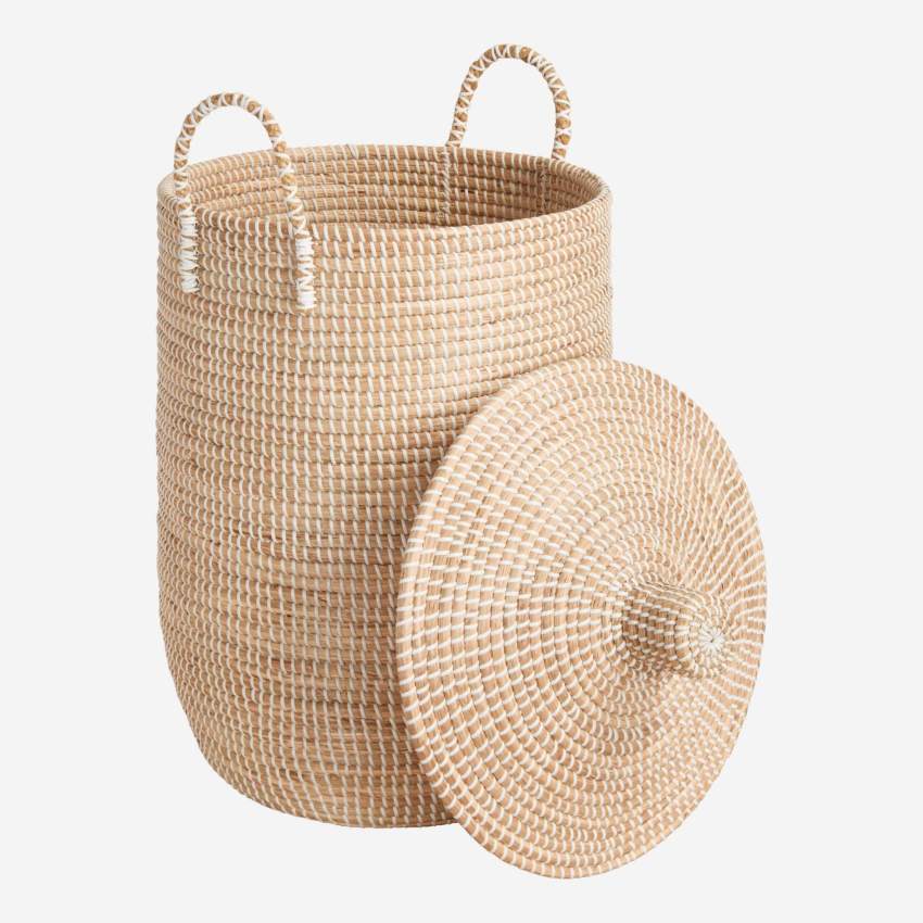 Basket 70cm with seagrass lid