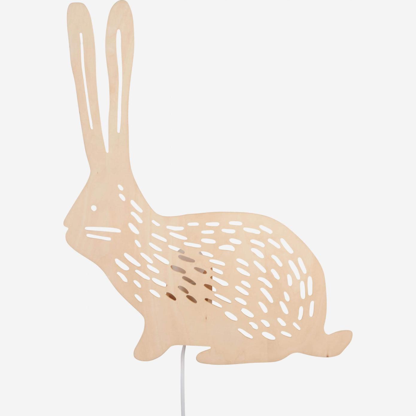 pt(202237) - Applique lapin 47cm en bois