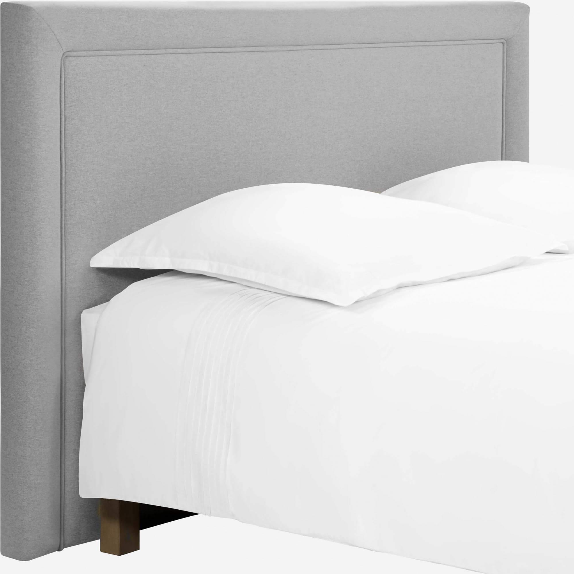 Headboard for 180cm box spring in fabric, mouse-grey