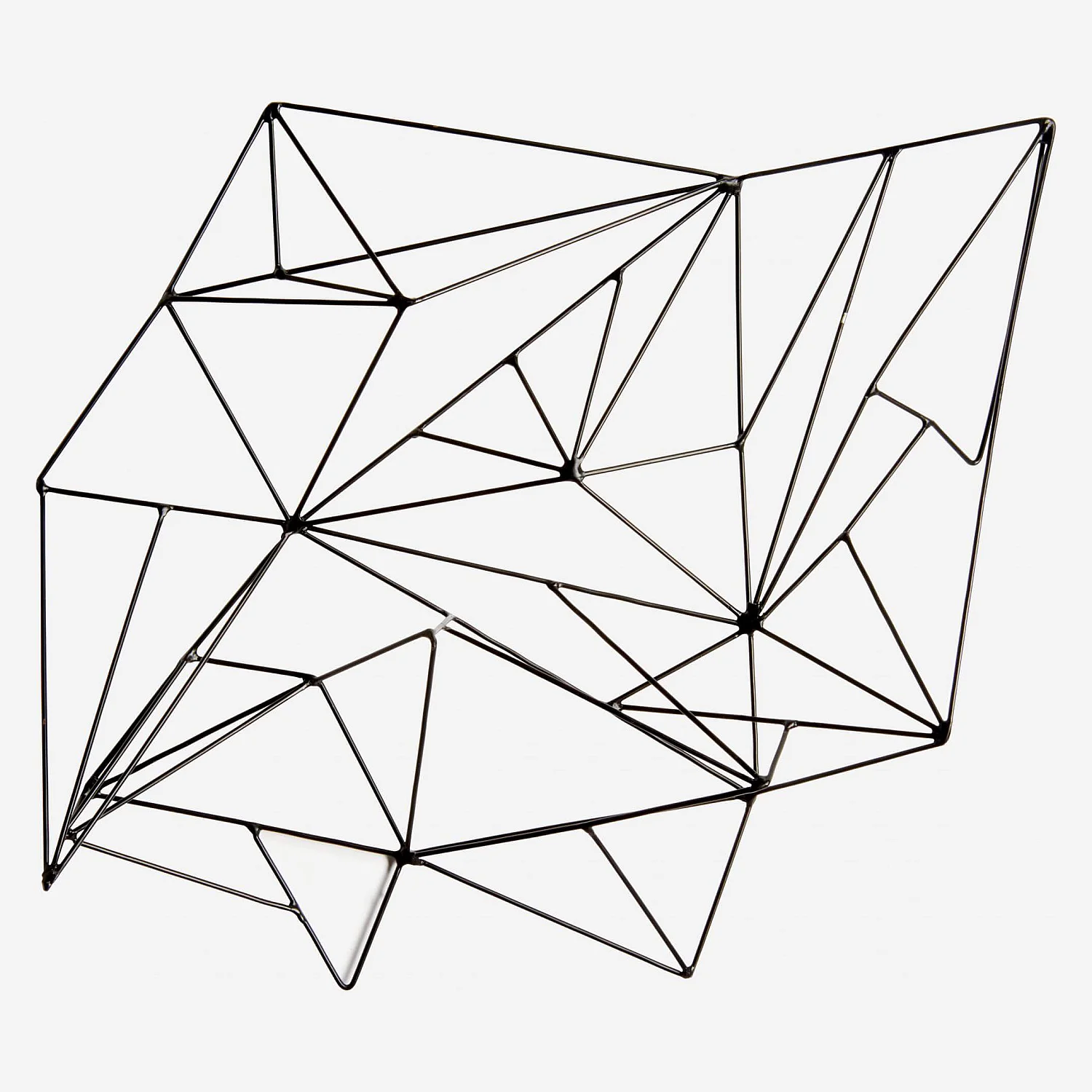 Décoration murale en métal noire - 2