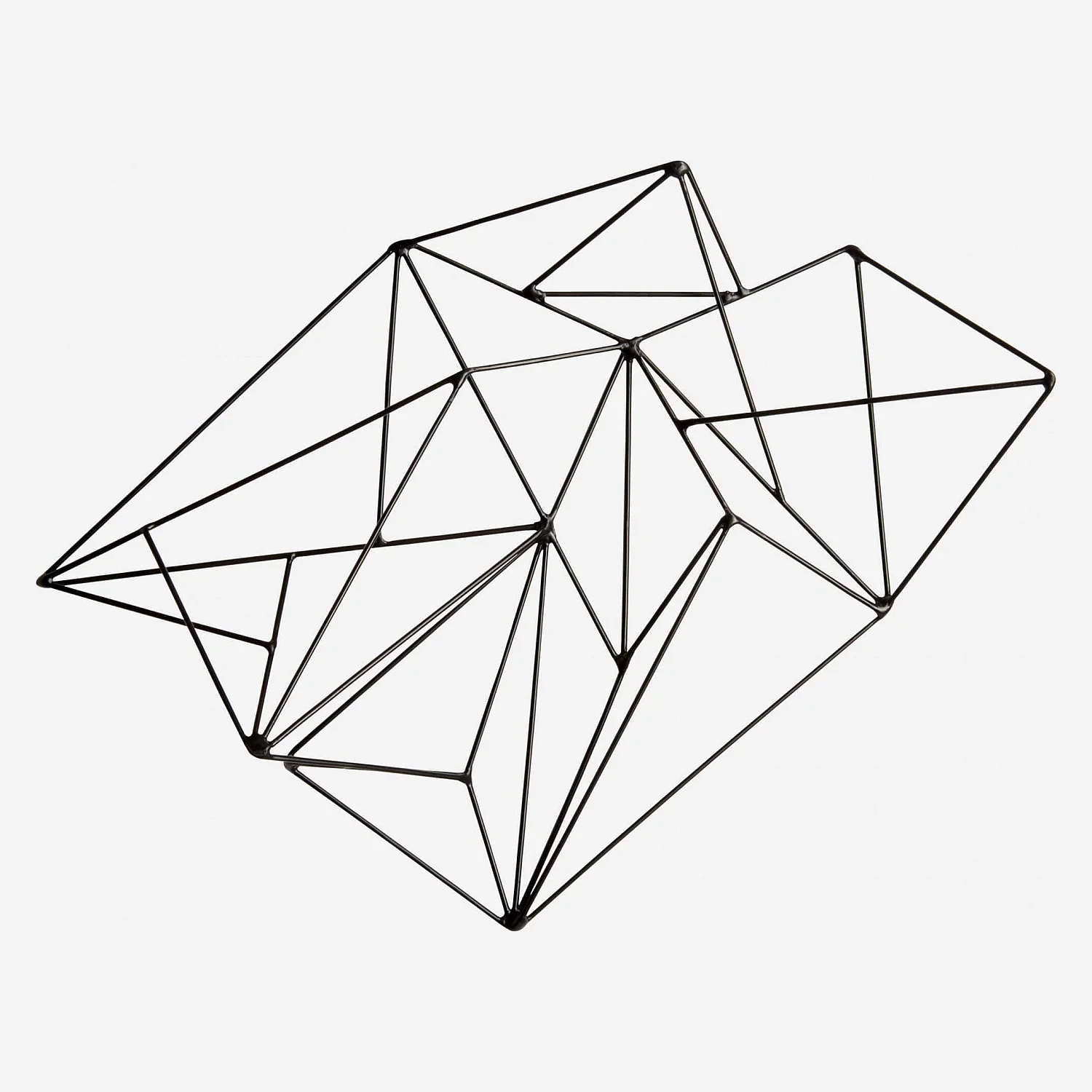 Décoration murale en métal noire - 3