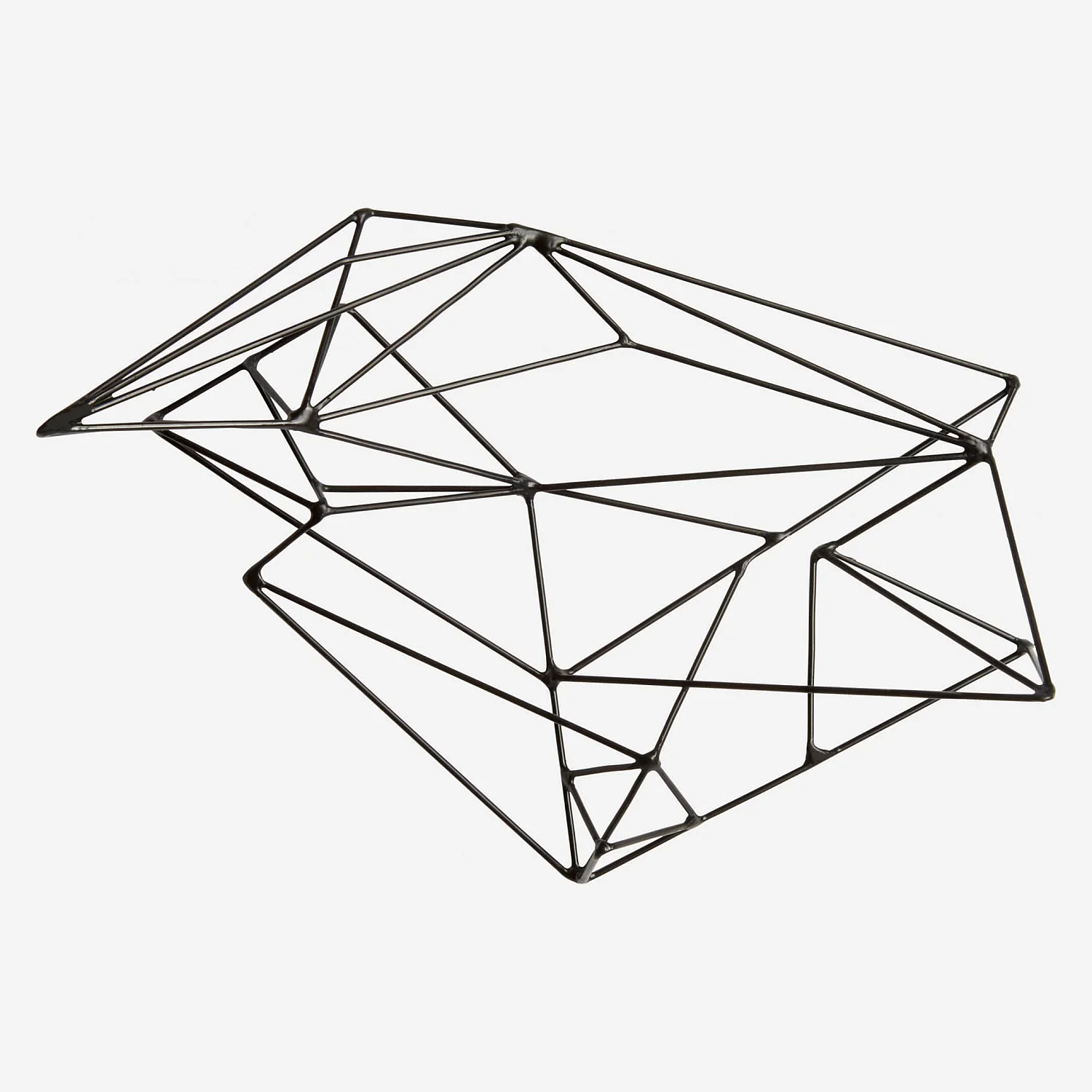 Décoration murale en métal noire - 5