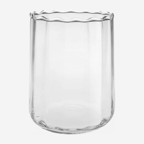 Glazen vaas - 15 x 18 cm - Transparant