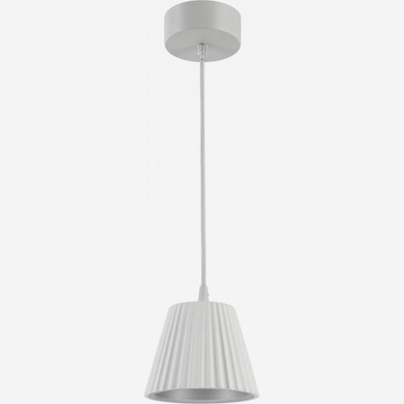 Hanglampen met ledverlichting 12,6cm van wit gips