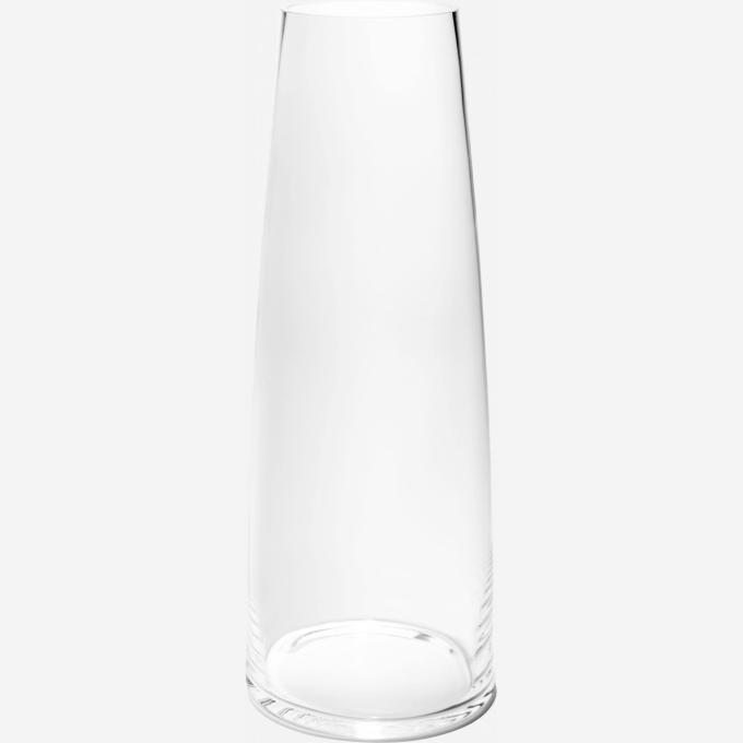 Vase 50cm made of glass transparent 