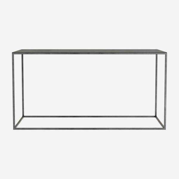 Metalen salontafel - 80 x 40 cm - Zwart