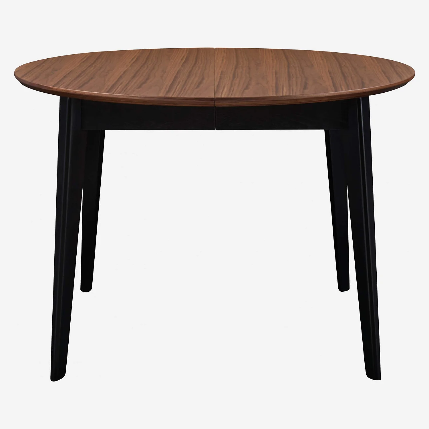 Table ronde extensible en noyer - 2