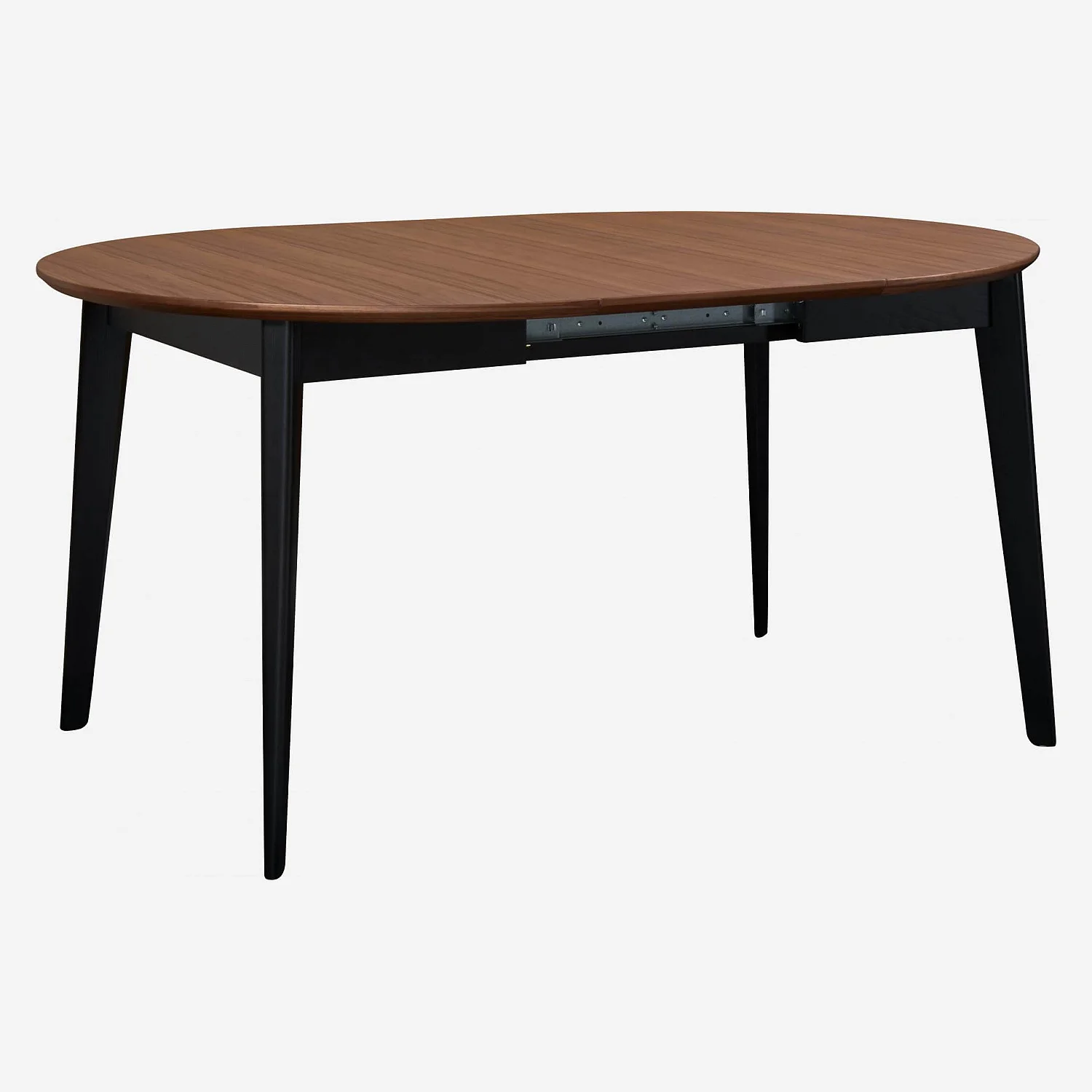 Table ronde extensible en noyer - 5