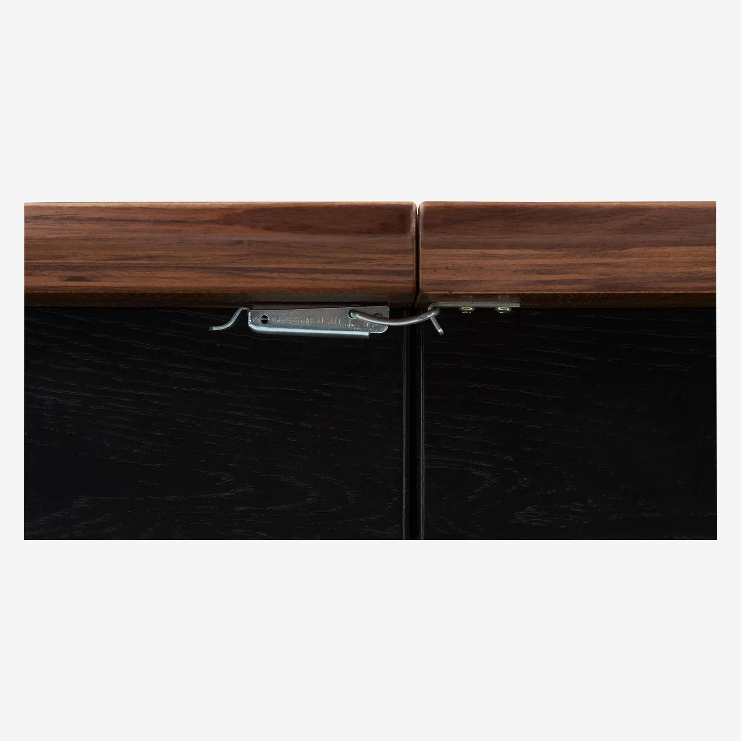 Table ronde extensible en noyer - 9