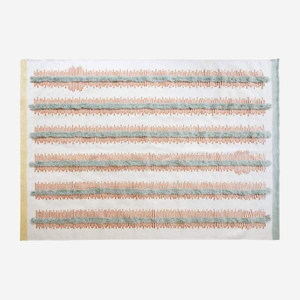 Handgewebter und -getufteter Teppich - 170 x 240 cm - Bunt - Design by Floriane Jacques